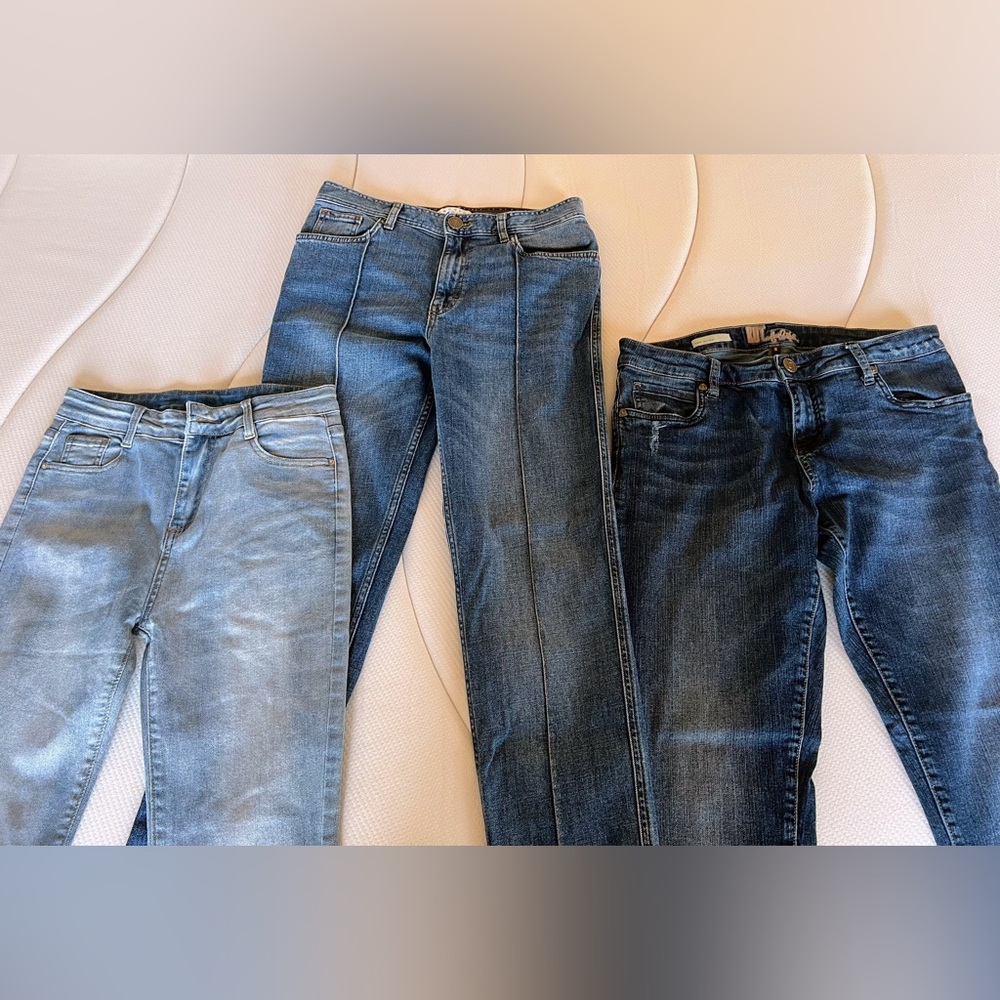 Lot of 3 jeans Sandro, Kut from the Kloth, No brand jeans